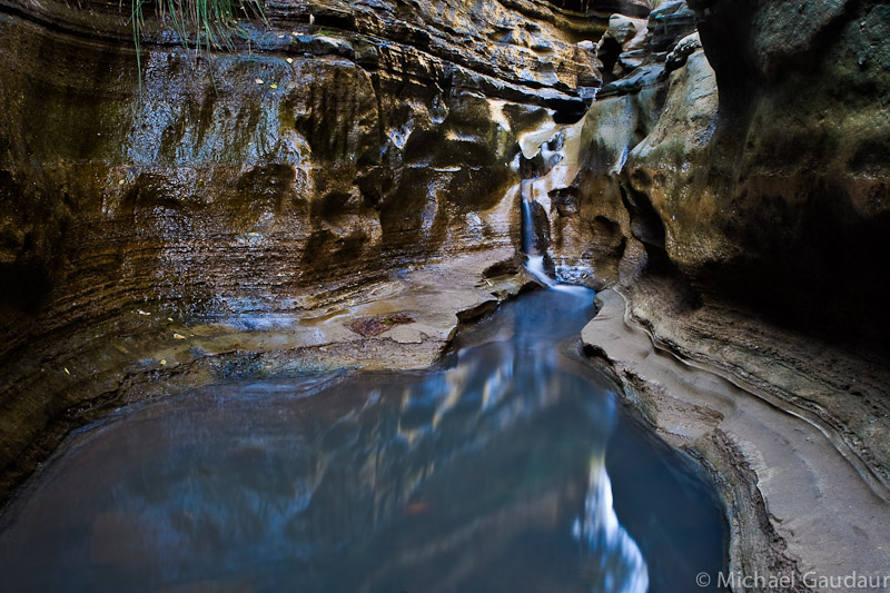 Hells Gate reflecting pool